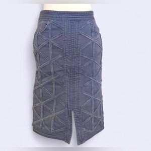 Dazzle Denim Blue Jean High Rise Pencil Straight Skirt Womens Size S/26